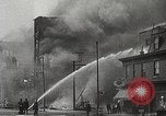 Image of burning building Camden New Jersey USA, 1940, second 55 stock footage video 65675061126