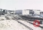 Image of wrecked locomotive Sicily Italy, 1943, second 7 stock footage video 65675061157