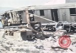 Image of wrecked locomotive Sicily Italy, 1943, second 11 stock footage video 65675061157