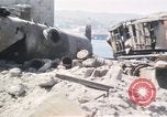 Image of wrecked locomotive Sicily Italy, 1943, second 14 stock footage video 65675061157