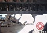 Image of wrecked locomotive Sicily Italy, 1943, second 39 stock footage video 65675061157