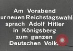 Image of Hitler arrives Koenigsberg in Lufthansa JU 52 airplane "Richtofen" Germany, 1933, second 3 stock footage video 65675061180