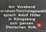 Image of Hitler arrives Koenigsberg in Lufthansa JU 52 airplane "Richtofen" Germany, 1933, second 4 stock footage video 65675061180