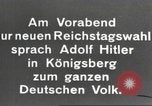 Image of Hitler arrives Koenigsberg in Lufthansa JU 52 airplane "Richtofen" Germany, 1933, second 5 stock footage video 65675061180