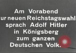 Image of Hitler arrives Koenigsberg in Lufthansa JU 52 airplane "Richtofen" Germany, 1933, second 6 stock footage video 65675061180