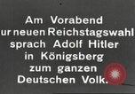 Image of Hitler arrives Koenigsberg in Lufthansa JU 52 airplane "Richtofen" Germany, 1933, second 7 stock footage video 65675061180