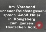 Image of Hitler arrives Koenigsberg in Lufthansa JU 52 airplane "Richtofen" Germany, 1933, second 8 stock footage video 65675061180