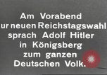 Image of Hitler arrives Koenigsberg in Lufthansa JU 52 airplane "Richtofen" Germany, 1933, second 10 stock footage video 65675061180