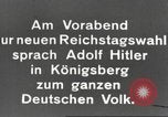 Image of Hitler arrives Koenigsberg in Lufthansa JU 52 airplane "Richtofen" Germany, 1933, second 11 stock footage video 65675061180