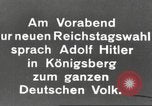 Image of Hitler arrives Koenigsberg in Lufthansa JU 52 airplane "Richtofen" Germany, 1933, second 12 stock footage video 65675061180