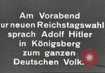 Image of Hitler arrives Koenigsberg in Lufthansa JU 52 airplane "Richtofen" Germany, 1933, second 13 stock footage video 65675061180