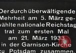 Image of New Reichstag holds first meeting in Garrison Church, Potsdam Potsdam Germany, 1933, second 4 stock footage video 65675061181