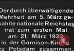 Image of New Reichstag holds first meeting in Garrison Church, Potsdam Potsdam Germany, 1933, second 5 stock footage video 65675061181