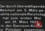 Image of New Reichstag holds first meeting in Garrison Church, Potsdam Potsdam Germany, 1933, second 7 stock footage video 65675061181