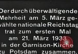 Image of New Reichstag holds first meeting in Garrison Church, Potsdam Potsdam Germany, 1933, second 8 stock footage video 65675061181