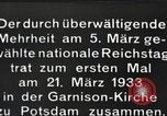 Image of New Reichstag holds first meeting in Garrison Church, Potsdam Potsdam Germany, 1933, second 12 stock footage video 65675061181