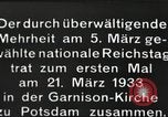 Image of New Reichstag holds first meeting in Garrison Church, Potsdam Potsdam Germany, 1933, second 13 stock footage video 65675061181