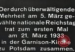 Image of New Reichstag holds first meeting in Garrison Church, Potsdam Potsdam Germany, 1933, second 14 stock footage video 65675061181