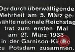Image of New Reichstag holds first meeting in Garrison Church, Potsdam Potsdam Germany, 1933, second 15 stock footage video 65675061181