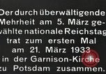 Image of New Reichstag holds first meeting in Garrison Church, Potsdam Potsdam Germany, 1933, second 16 stock footage video 65675061181