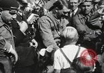 Image of Hitler speaks to crowd at Sonderhausen Sports Stadium Germany, 1932, second 42 stock footage video 65675061183