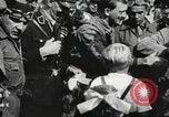 Image of Hitler speaks to crowd at Sonderhausen Sports Stadium Germany, 1932, second 49 stock footage video 65675061183