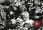 Image of Hitler speaks to crowd at Sonderhausen Sports Stadium Germany, 1932, second 52 stock footage video 65675061183