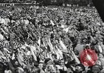 Image of Hitler speaks to crowd at Sonderhausen Sports Stadium Germany, 1932, second 61 stock footage video 65675061183