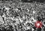 Image of Hitler speaks to crowd at Sonderhausen Sports Stadium Germany, 1932, second 62 stock footage video 65675061183
