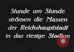 Image ralliement du parti nazi au premier stade olympique de Berlin en 1932 Berlin Allemagne, 1932, de la seconde 36 séquences d'archives historiques vidéo 65675061186