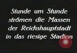 Image ralliement du parti nazi au premier stade olympique de Berlin en 1932 Berlin Allemagne, 1932, de la seconde 39 séquences d'archives historiques vidéo 65675061186