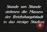 Image ralliement du parti nazi au premier stade olympique de Berlin en 1932 Berlin Allemagne, 1932, de la seconde 41 séquences d'archives historiques vidéo 65675061186