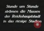 Image ralliement du parti nazi au premier stade olympique de Berlin en 1932 Berlin Allemagne, 1932, de la seconde 42 séquences d'archives historiques vidéo 65675061186