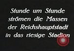 Image ralliement du parti nazi au premier stade olympique de Berlin en 1932 Berlin Allemagne, 1932, de la seconde 43 séquences d'archives historiques vidéo 65675061186