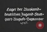 Standbild Hitler Youth Camp Offenburg Deutschland, 1937, aus Sekunde 3 historischem Filmmaterial Videoclip 65675061201