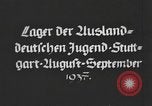 Standbild Hitler Youth Camp Offenburg Deutschland, 1937, aus Sekunde 5 historischem Filmmaterial Videoclip 65675061201