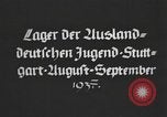 Standbild Hitler Youth Camp Offenburg Deutschland, 1937, aus Sekunde 8 historischem Filmmaterial Videoclip 65675061201