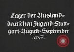 Standbild Hitler Youth Camp Offenburg Deutschland, 1937, aus Sekunde 9 historischem Filmmaterial Videoclip 65675061201