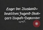 Standbild Hitler Youth Camp Offenburg Deutschland, 1937, aus Sekunde 10 historischem Filmmaterial Videoclip 65675061201