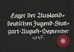 Standbild Hitler Youth Camp Offenburg Deutschland, 1937, aus Sekunde 12 historischem Filmmaterial Videoclip 65675061201