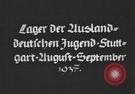 Standbild Hitler Youth Camp Offenburg Deutschland, 1937, aus Sekunde 15 historischem Filmmaterial Videoclip 65675061201