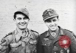 Image of German soldiers receive Iron Cross Italy, 1944, second 23 stock footage video 65675061209