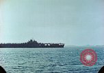 Standbild US-Kriegsschiffe in einem Zweiten Weltkrieg Task Force Pacific Theater, 1944, aus Sekunde 4 historischem Filmmaterial Videoclip 65675061220