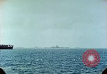 Standbild US-Kriegsschiffe in einem Zweiten Weltkrieg Task Force Pacific Theater, 1944, aus Sekunde 8 historischem Filmmaterial Videoclip 65675061220
