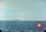 Standbild US-Kriegsschiffe in einem Zweiten Weltkrieg Task Force Pacific Theater, 1944, aus Sekunde 9 historischem Filmmaterial Videoclip 65675061220