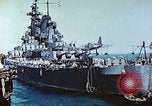 Standbild US-Kriegsschiffe in einem Zweiten Weltkrieg Task Force Pacific Theater, 1944, aus Sekunde 35 historischem Filmmaterial Videoclip 65675061220