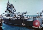 Standbild US-Kriegsschiffe in einem Zweiten Weltkrieg Task Force Pacific Theater, 1944, aus Sekunde 36 historischem Filmmaterial Videoclip 65675061220