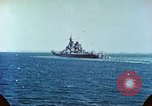 Standbild US-Kriegsschiffe in einem Zweiten Weltkrieg Task Force Pacific Theater, 1944, aus Sekunde 43 historischem Filmmaterial Videoclip 65675061220