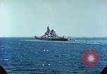 Standbild US-Kriegsschiffe in einem Zweiten Weltkrieg Task Force Pacific Theater, 1944, aus Sekunde 44 historischem Filmmaterial Videoclip 65675061220