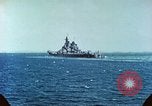 Standbild US-Kriegsschiffe in einem Zweiten Weltkrieg Task Force Pacific Theater, 1944, aus Sekunde 46 historischem Filmmaterial Videoclip 65675061220